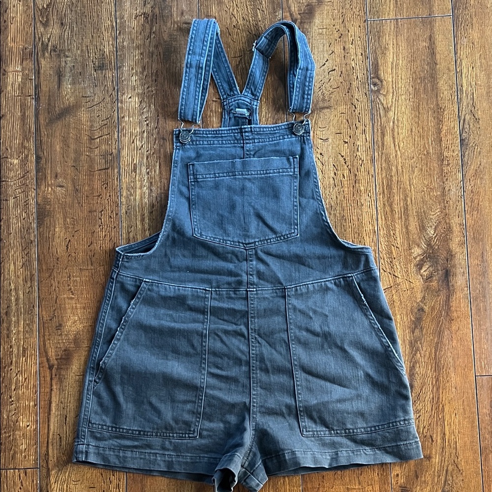 Aerie Denim Overalls Short